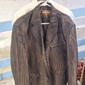 Insight Men's Textured Brownl Blazer